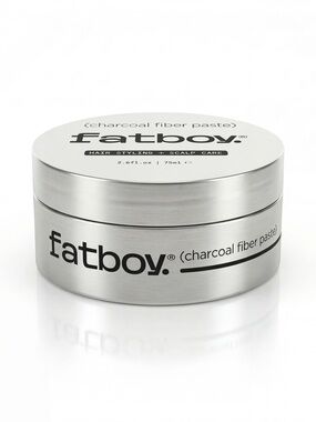 Fatboy Hair Charcoal Fiber Paste, Matte Styling Paste, Oil Absorbing